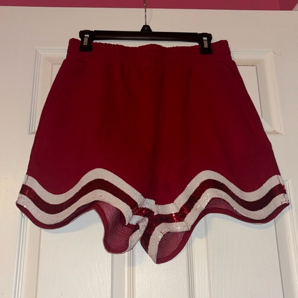 Queen of Sparkles Red Shorts - Picture 1 of 2